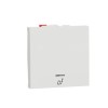 Intrerupator Sonerie cu LED Schneider Noua Unica Alb 10A, 2 Module