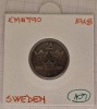 Sweden, Suedia, 1918, 2 ore, KM#790, Fier, stare excelenta, Europa