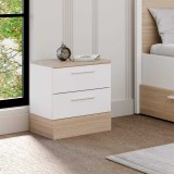 Noptiera Adore Base, 2 sertare, 45 x 52 x 40 cm