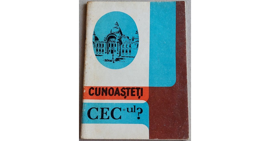 1986 Cunoasteti CEC-ul?, brosura ilustrata Epoca de Aur, prezentare ...