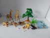 ** Lot Geobra, animale salbatice (tot ce se vede in imagine) - 3 cu defect