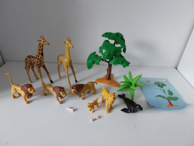 ** Lot Geobra, animale salbatice (tot ce se vede in imagine) - 3 cu defect foto