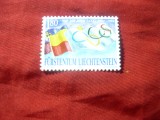 Timbru Liechtenstein 1994 - 100 Ani Comitetul Olimpic IOC , val. 1,8fr, Nestampilat