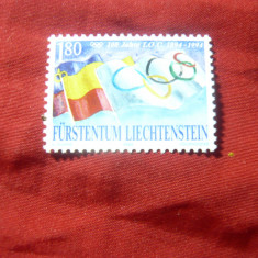 Timbru Liechtenstein 1994 - 100 Ani Comitetul Olimpic IOC , val. 1,8fr