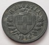 Elvetia, 2 Rappen 1944 Zinc, Europa