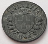 Elvetia, 2 Rappen 1944 Zinc