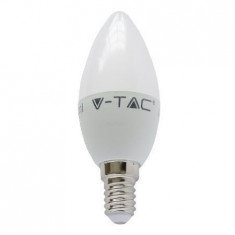 Bec led e14 c37 5.5w 6000k alb rece, cip samsung