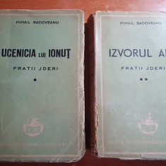 fratii jderi de mihail sadoveanu 1947- editura cartea romaneasca - vol 1 si 2