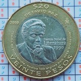 Mexic 20 Pesos (Octavio Paz) 2010 UNC - km 943 - A034