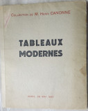 Cumpara ieftin CATALOGUE TABLEAUX MODERNES PARIS 1930:Bonnard/Derain/Dufy/Matisse/Monet/Renoir+