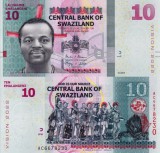 Swaziland 10 Emalangeni 2015, Bancnota Comemorativă Vision 2022, UNC