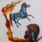 DIE WILDPFERDJAGER von GERDA ROTTSCHALK , mit bildern von GERHARD PREUS , 1970