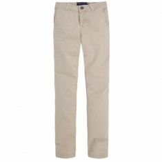 Pantaloni bej din doc (6521), 12 ani 152 cm