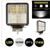 LED Lumini de lucru 12V 24V 114W 7000lm pentru Camion tractor Suv 4x4 Combo