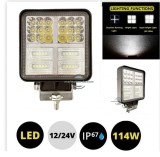 LED Lumini de lucru 12V 24V 114W 7000lm pentru Camion tractor Suv 4x4 Combo