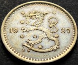 Cumpara ieftin Moneda istorica 50 PENNIA - FINLANDA, anul 1937 *cod 1809 A = excelenta