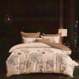 Cumpara ieftin Lenjerie pat dublu,bumbac finet,6 piese,cearceaf normal 220x240cm, cearceaf pilota 200x220cm, 2 fete de perna 50x70, 2 fete de perna 70x70-M269, Ralex Pucioasa