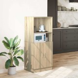 vidaXL Dulap bucătărie stejar Sonoma, 57x41,5x131,5 cm, lemn prelucrat