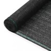 VidaXL Plasă teren de tenis, negru, 1,2x50 m, HDPE