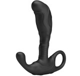 Stimulator Anal Andrew, Control Bluetooth, Aplicatie Mobila, Silicon, Negru, 11.5 cm
