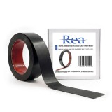 Bandă decorativă autoadezivă Rea P14454CD 3,8cm Brush Black