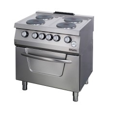 Masina de gatit electrica-4 plite rotunde si cuptor-80x70cm