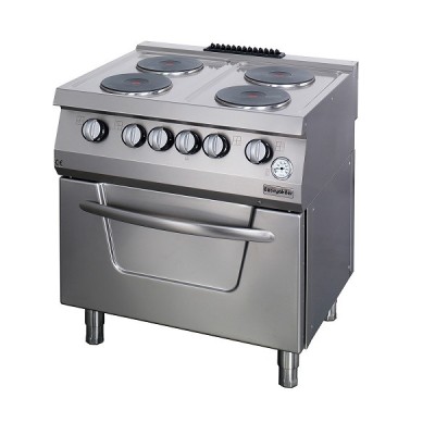 Masina de gatit electrica-4 plite rotunde si cuptor-80x70cm foto
