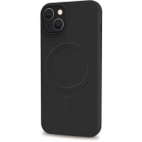Carcasa protectie Celly Soft pentru iPhone 15 MagCharge, Negru