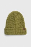 Billabong caciula culoarea verde, din tricot gros