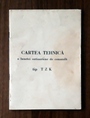 Militaria Cartea tehnica a lunetei antieriene de comanda tip T Z K 1980 foto