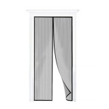 Plasa Tantari Magnetica 220x100 cm Neagra, Protectie Insecte Ajustabila, Usa Interior/Exterior/Garaj, Velcro, Poliester