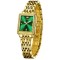 Ceas de dama Olevs Elegant Mecanism Quartz Luxury Fashion Auriu Verde