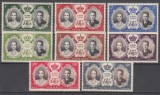 Seria completă Monaco 1956 &ndash; Căsătoria Prințului Rainier III și Grace Kelly (Mi. 561&ndash;568), MNH -A48