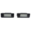 Set 2 Lampi LED Numar Peugeot Citroen 6500K Canbus Fara Eroare Bec Ars