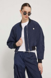 HUGO geacă bomber femei, culoarea bleumarin, de tranziție, oversize 50510930