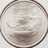 589 Slovacia 100 Korun 1993 National Independence km 16 argint