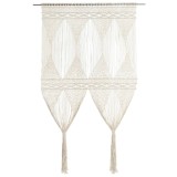 VidaXL Perdea macrame, 140 x 240 cm, bumbac