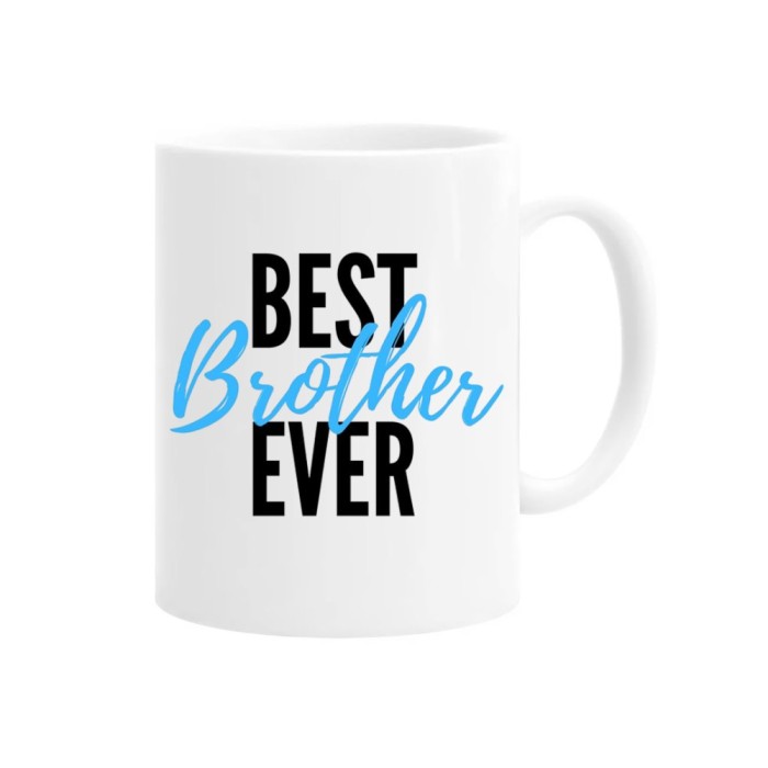 Cana alba personalizata Best Brother Ever, INOVATIX&reg;. 330ml