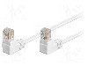 Patch cord Cat 5e, U/UTP, conexiune 1:1, 1m, Goobay - 96070