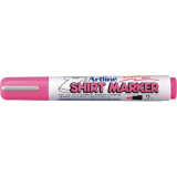 T-shirt Marker Artline, Corp Plastic, Varf Rotund 2.0mm - Roz Fluorescent