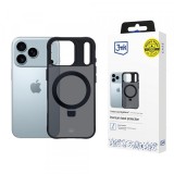 Husa pentru Apple iPhone 17 Pro Max, 3MK, Smoke MagStand, Neagra