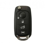 Carcasa cheie Topautochei&reg; pentru Fiat Egea 500X Toro Tipo Dodge Neon, 4 butoane, Oem