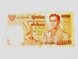 Rară! Thailanda 100 Baht 1972 seria:926666,bancnota din imagini la cel mai mic preț
