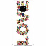 Husa silicon pentru Huawei Mate 20, Love Made By Flowers