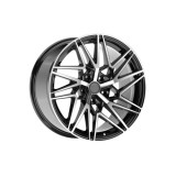 Jante AGT 20x8.5 ET35 fata 20x10 ET45 spate 5x120 negru diamond cut compatibile BMW Cod: AGT 20076