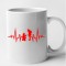 Cana alba personalizata Ritm cardiac - Cerere in casatorie, INOVATIX&reg;. 330 ml