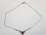 Colier argint cu rubin #3072