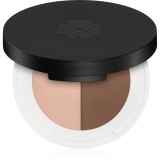 Lily Lolo Eyebrow Duo paletă pentru spr&acirc;ncene culoare Medium 2 g