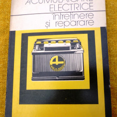 Carte Exploatarea si repararea acumulatoarelor electrice Clondescu