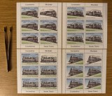 Locomotive, Mokanite minicoala de 5 timbre si 1 vinieta 2018 LP 2208D